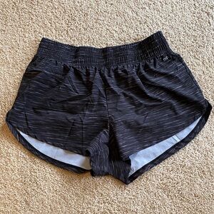 DSG Black Striped Women's Athletic Shorts
